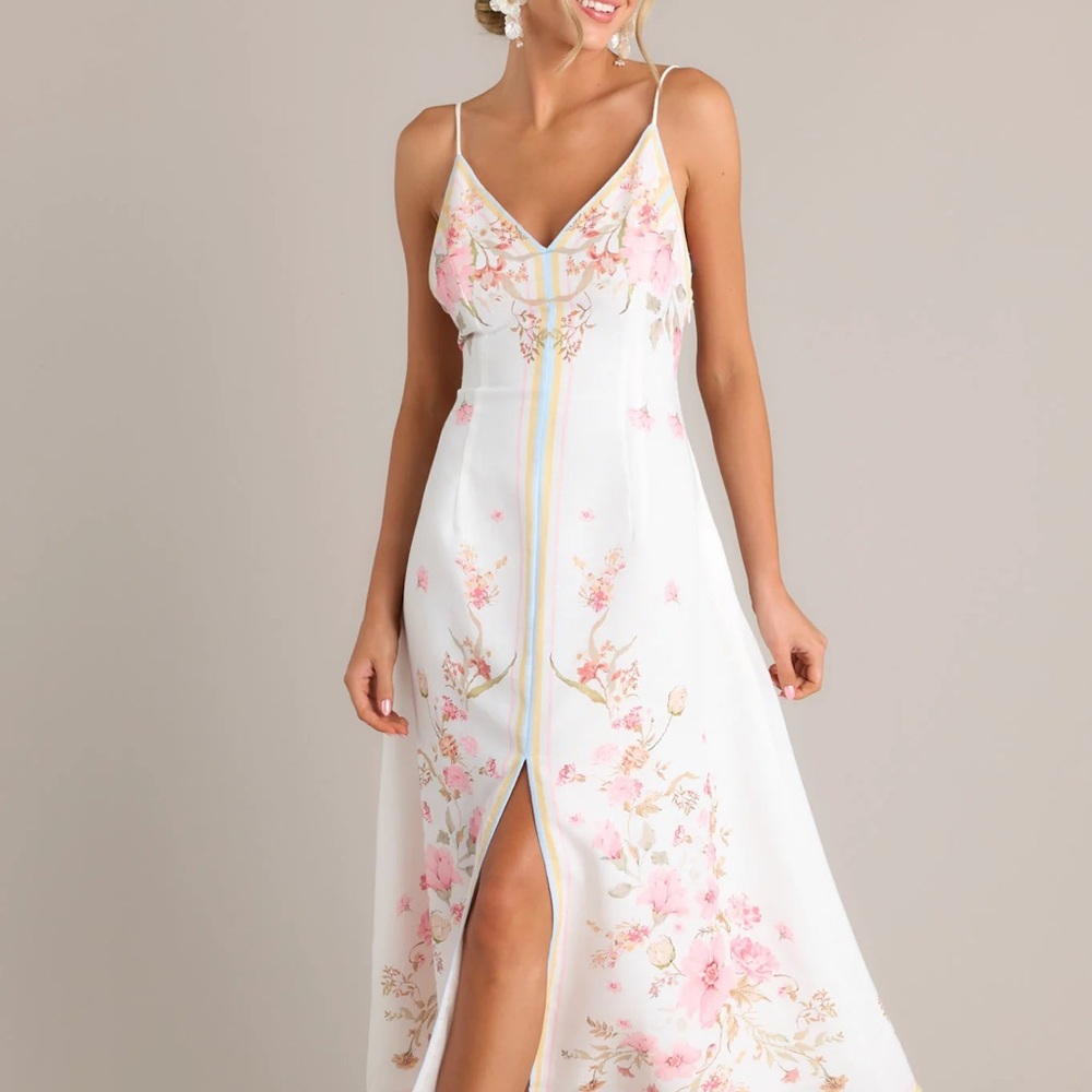 Reddress floral dress
